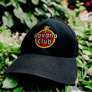 Havana Club El Ron de Cuba Adjustable Hat Black‎ Embroidered Logo Baseball Cap